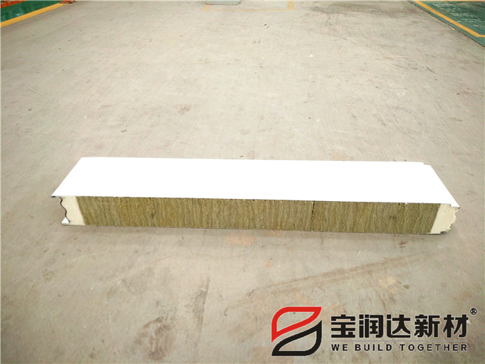 寶潤(rùn)達(dá) 100mm聚氨酯封邊巖棉冷庫(kù)板